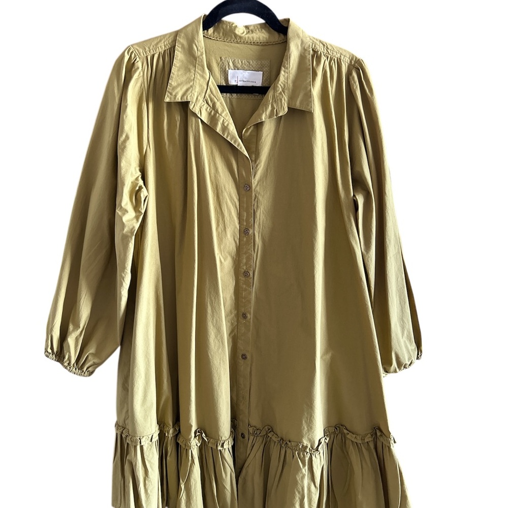 Sheley Flounced Túnic Dress From Anthropologie